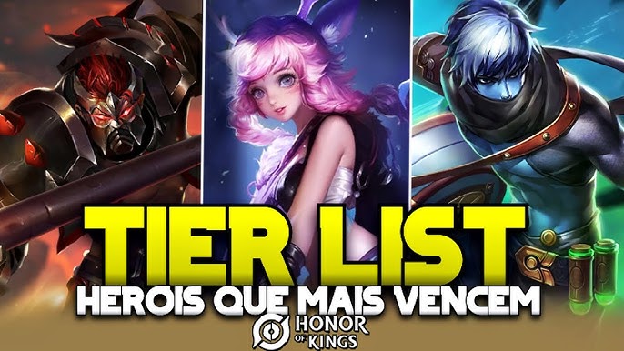 TIER LIST MELHORES TANKS & SUPORTES QUE TODO JOGADOR DE HONOR OF KINGS TEM  QUE TER PRA SUBIR DE ELO 