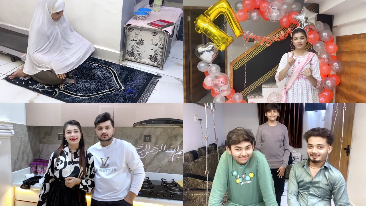 Rimsha Ka B’day celebrate||😍￼ face reveal||Meri Mamu Ki Beti Ka||🤭Or Puri Famliy Ka❤️