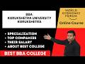 BBA Online at Kurukshetra University | Kurukshetra, Haryana | Complete Details