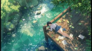 Peaceful Forest Stream 🌿 | Relaxing Lofi Beats to Study, Sleep & Daydream (Ghibli Inspired) screenshot 1