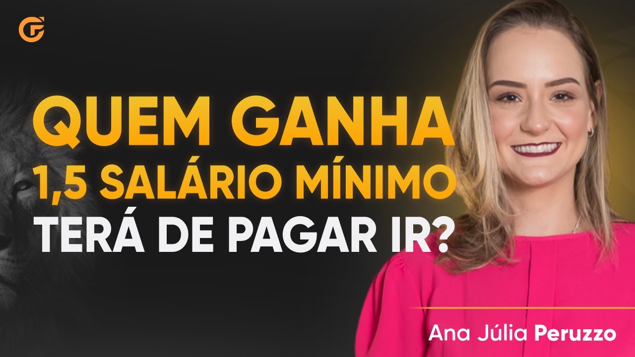 QUEM GANHA UM SALÁRIO MÍNIMO E MEIO VAI PAGAR IMPOSTO DE RENDA EM 2023?  ENTENDA! - YouTube