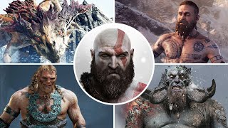 God of War 4 - All Bosses