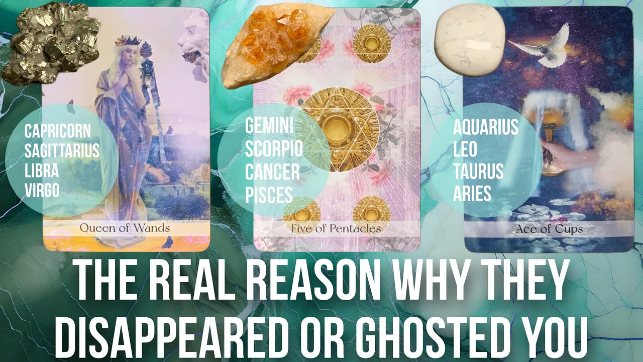 The Real Reason Why They Disappeared Or Ghosted You (Closure read)🙄🤯🙂‍↔️- Pick A Card Tarot Reading 