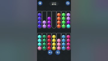 Ball Sort by Infinite Joy: Levels 6112, 6113, 6114