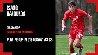 ECNL Indianapolis Highlights | Isaac Haloulos | Class of 2027 | Defender