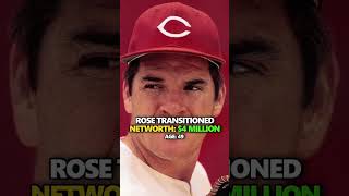 How rich was Pete Rose peterose MLB baseball halloffame inmemoriam networth #shorts