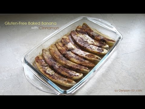 Gluten-Free Baked Banana with Cinnamon | Dietplan-101.com