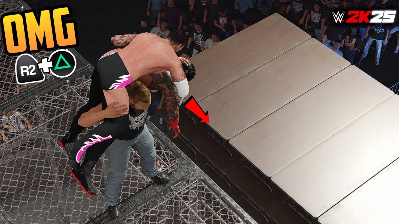 WWE 2K25 – 10 минут безостановочных жестоких финишных приемов!