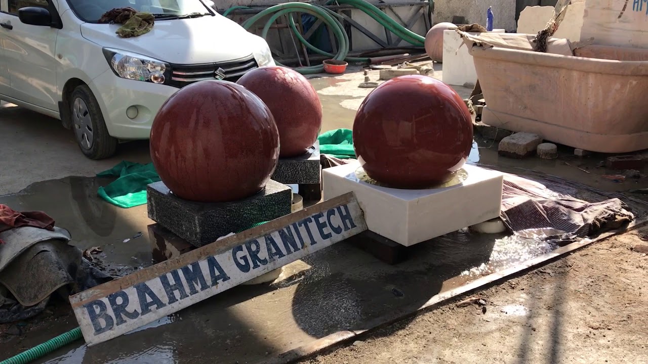 fountain stone ball,stone ball water feature,marble rolling ball,sphere fountains