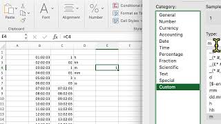 18 4 Excel Time Numberformats
