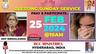 BCC SUNDAY SERVICE  LIVE || 25th FEBRUARY 2024 || BCC Ministries