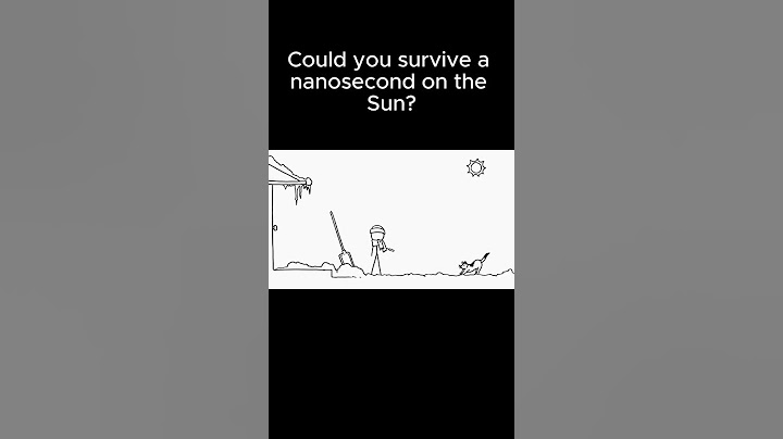 Could you survive a nanosecond on the Sun?