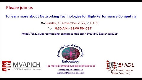 Introduction to Networking Technologies forHigh-Performance Computing