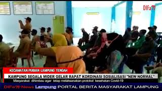 Sosialisasi New Normal” Kampung Segala Mider