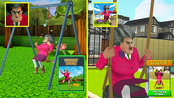 The Swing Pranks - Scary Teacher 3D VS Sneak Squad: Partners in Prank