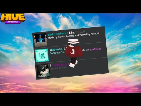 The CLEANEST Hive Pack Folder #2 (skywars, treasure wars, sumo)