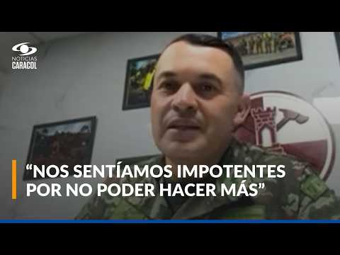 "La esperanza se desvanecía": rescatista colombiano cuenta lo que vivió en labores en Venezuela