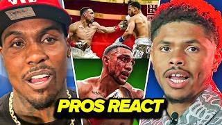 Pro Fighters REACT to Teofimo BEATING Rolly Romero!
In this video, we bring you reactions from fighters over the mega showdown between Rolly Romero & Teofimo Lopez. Watch has the pros give their thoughts on how this matchup went, for more details make sure to watch the full video. Make sure to subscribe for all the latest in boxing.
Fighters REACT to Teofimo BEATING Rolly Romero!
Subscribe: http://goo.gl/vnzIb
Follow Fight Hub TV
Instagram: https://instagram.com/fighthubtv
Twitter: https://twitter.com/FightHubTV
Facebook: https://www.facebook.com/FightHubTV
Tiktok: https://www.tiktok.com/@fighthubtv
Marcos Twitter: https://twitter.com/heyitsmarcosv
Marcos Instagram: https://instagram.com/heyitsmarcosv
Watch more videos!
OUR NEWEST 2024 VIDEOS: https://www.youtube.com/playlist?list=PL 4P2CTc7AVgcaTWRqoxgv2LBCP6Iguh
FIGHT HUB’S GREATEST HITS: https://youtube.com/playlist?list=PL 4P2CTc7AU4QQO0a40FoBKflPoW4vad
CRAZY KOS : https://youtube.com/playlist?list=PL 4P2CTc7AUjj5fd_vy25uqsLOP2qpaM
BACK & FORTH FIGHTS: https://youtube.com/playlist?list=PL 4P2CTc7AXz1BXa75dXsZlPyyZ_XTF7
Fight Hub TV brings to you daily video content from the world of boxing, MMA and combat sports! On this channel you will find a variety of content like boxing news, MMA interviews, boxing interviews and more! Make sure to subscribe and enable all notifications!
#boxing #FightHubTV Pro Fighters REACT to Teofimo BEATING Rolly Romero!
