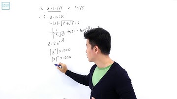 A Level H2 Maths 2012 Paper 1 Q 6 iii