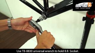How to Use the Super B TB-1066 B.B. tool (EN)