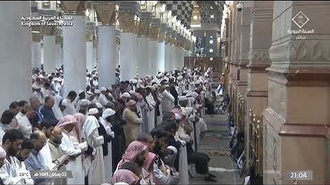 تلاوة إبداعية تفوق الوصف تراويح ليلة ٣ رمضان ١٤٤٥هـ  من المسجد النبوي لــ الشيخ د. #عبدالله_القرافي
