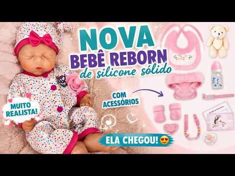 NEW SOLID SILICONE REBORN BABY 😍/ Meet My New Baby!