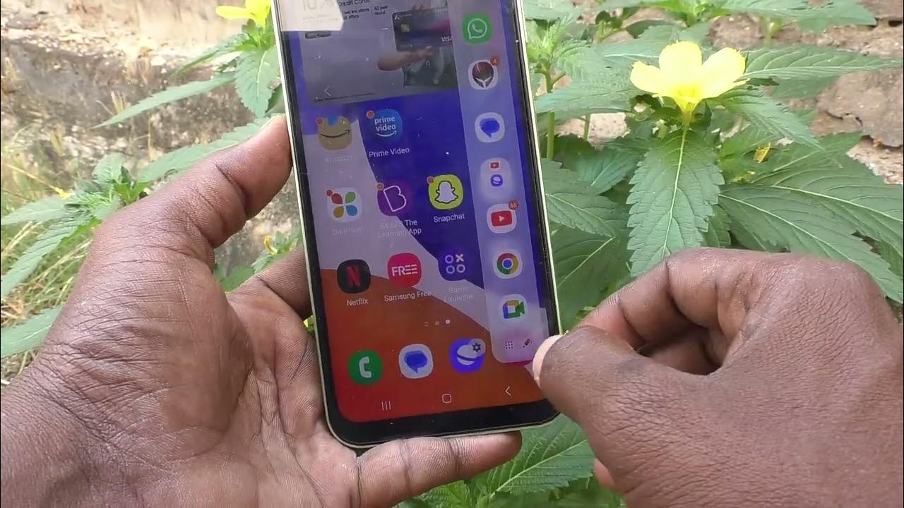 How to customize edge panel in samsung galaxy a14 youtube