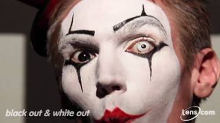 Black Out & White Out Contact Lenses At Lens