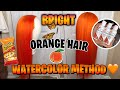 HOW TO GET THE PERFECT ORANGE COLOR WATERCOLOR METHOD 🌊🍊| Ft Beauty Forever Hair