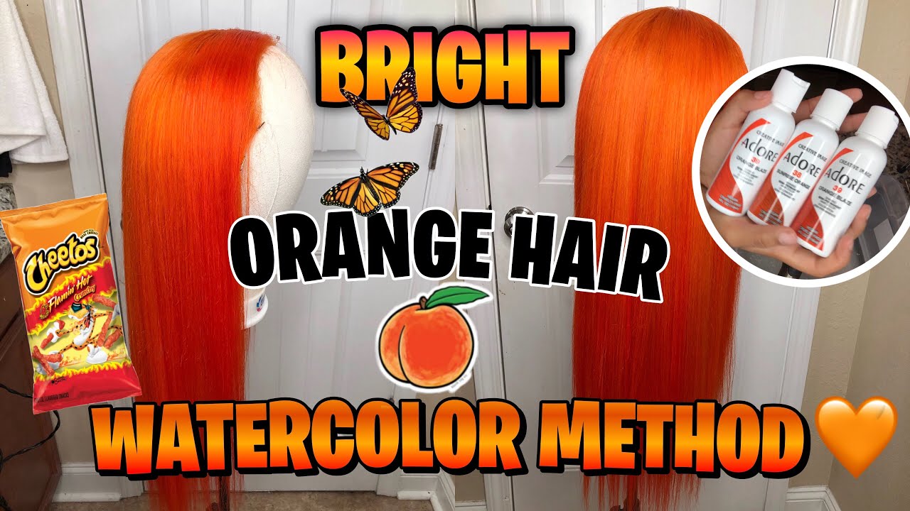 КАК ПОЛУЧИТЬ ИДЕАЛЬНЫЙ ОРАНЖЕВЫЙ ЦВЕТ МЕТОДОМ АКВАРЕЛИ 🌊🍊 | Ft Beauty Forever Hair