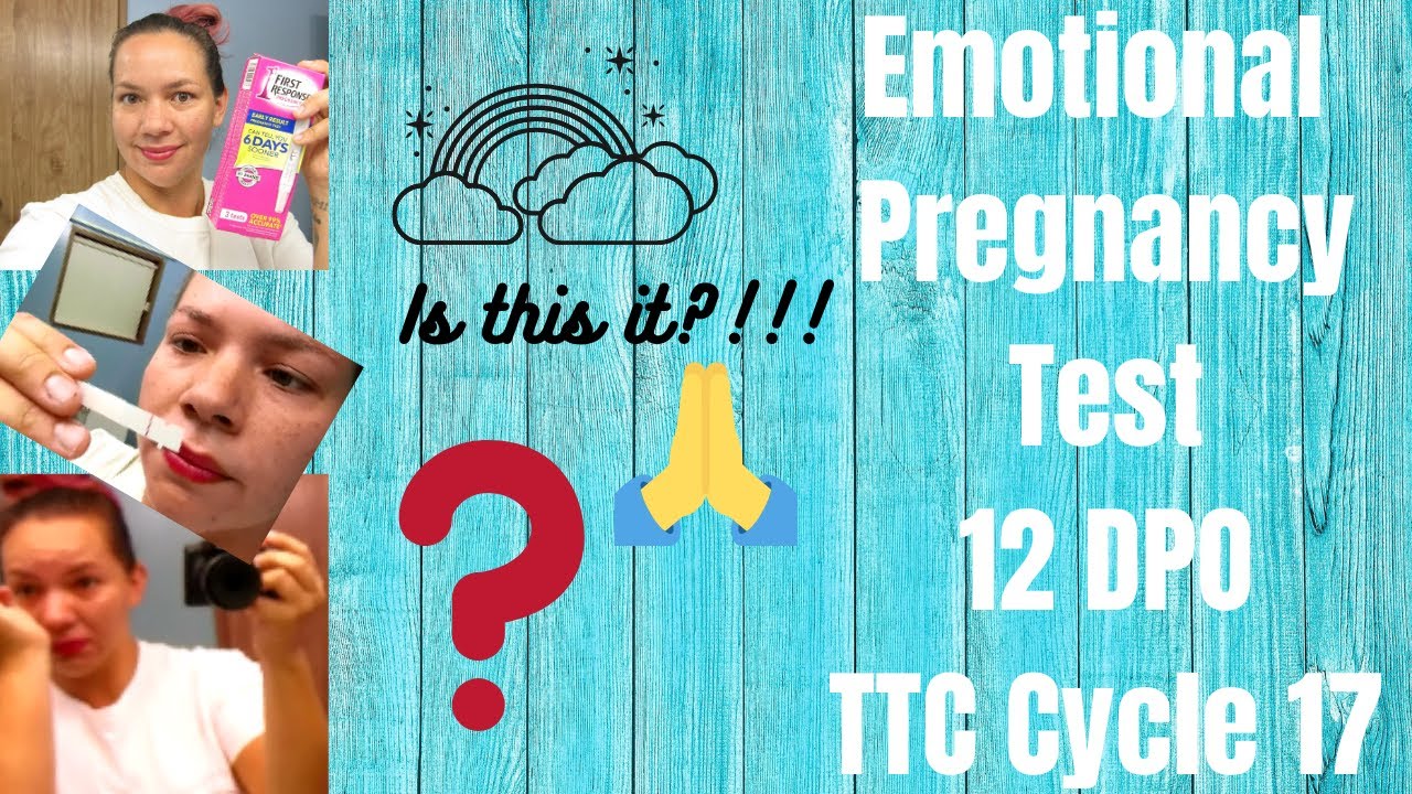 Pregnancy Test at 12 DPO (6/11/20) Emotional! YouTube