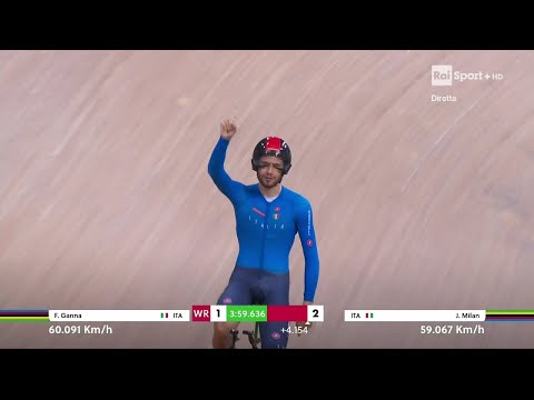 Video: Filippo Ganna stabilisce un nuovo incredibile record mondiale di inseguimenti individuali