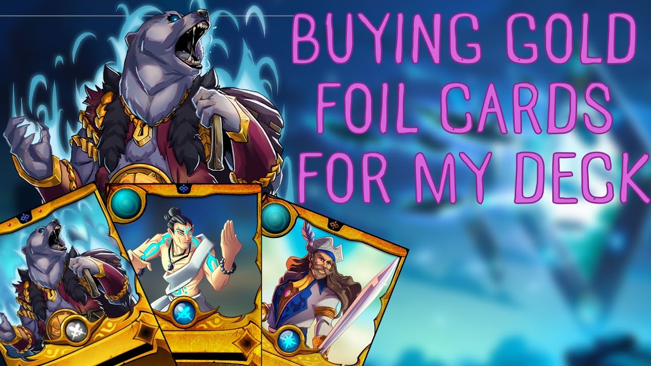 Part 3: Finishing buying Gold Foil cards for my deck in Splinterlands