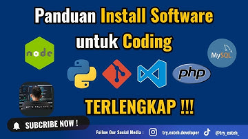 💡 Install Software (VS Code, Mysql, Xampp, Python, Nodejs, Git ) TERLENGKAP! untuk memulai Coding 💡