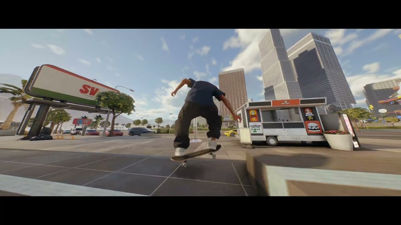 EA Skate. Exploring San Vansterdam with some realistic skating