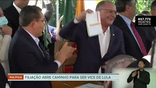 Geraldo Alckmin joins the PSB and says: 'I feel at home'