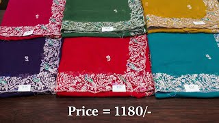 Price1180- Beautiful Chiffon Sarees Under Budget New Arrival 2026 Kaushal Saree