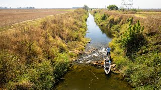 I've NEVER Seen a SKETCHY DITCH This LOADED with Fish!!! -- (HIDDEN GEM)