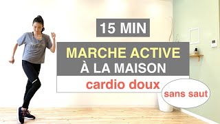 15MIN MARCHE ACTIVE À LA MAISON-cardio doux//15MIN ACTIVE WALKING-gentle cardio