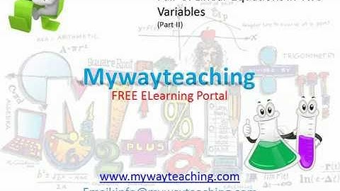 Math Class 10 Chapter 3 Part II|Pair of linear equations in two variables|