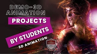 3D Animation Course Master Blender, Maya 3Ds Max Courses Student Projects. Softpro Academy.