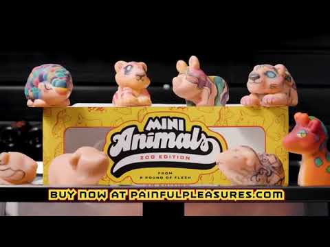 A Pound of Flesh Mini Zoo Animal Set | Tattoo Practice Skin