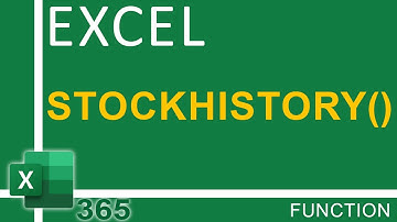 How To Use Excel StockHistory Function | Excel Tutorial for Everyone
