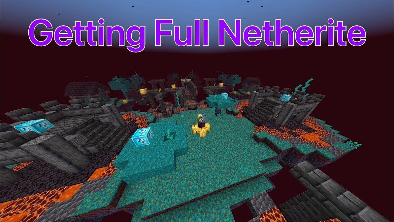How To Get Full Netherite in Cubecraft Lucky Blocks! - YouTube