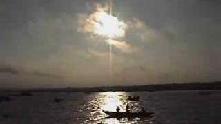 Total Solar Eclipse 22 July 2009 at the Ganges Varanasi India