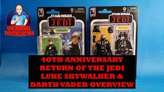 40th Anniversay Return Of The Jedi Luke Skywalker & Darth Vader Overview