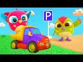 Hop Hop the owl builds new cars and vehicles for kids. Baby videos &amp; baby cartoons for kids.