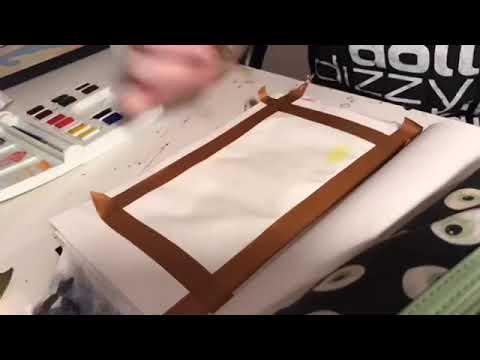 painting bold and brash with watercolors ft. imovie music