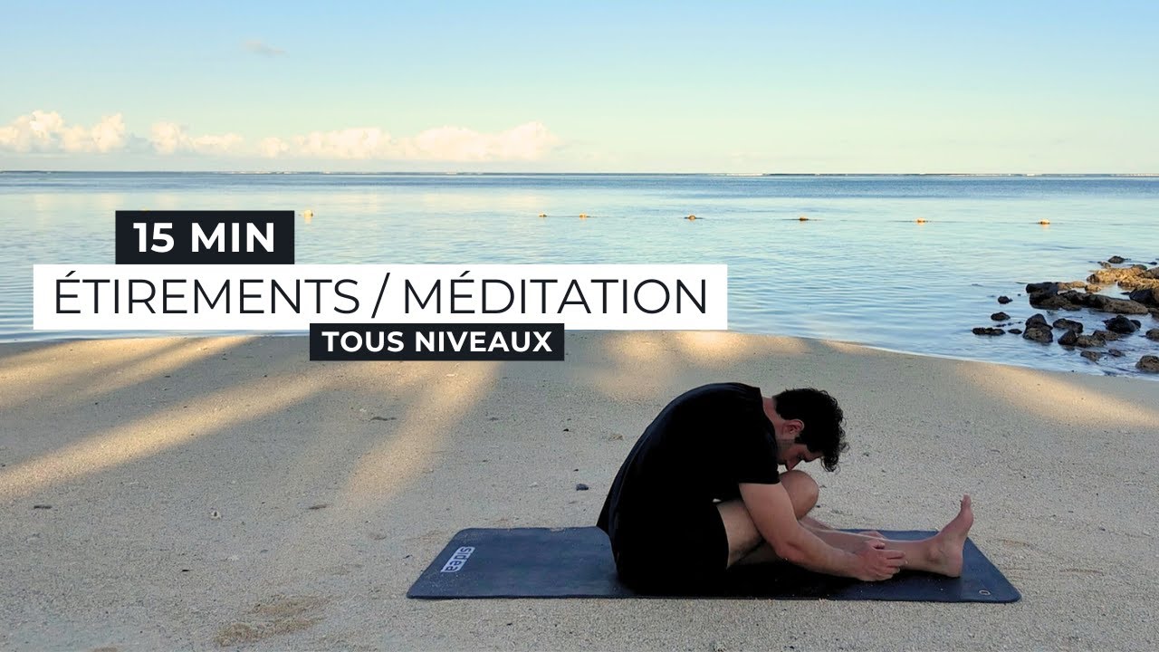 15 MINUTES ÉTIREMENTS ET MÉDITATION || Yin Yoga - TRAIN WITH ME