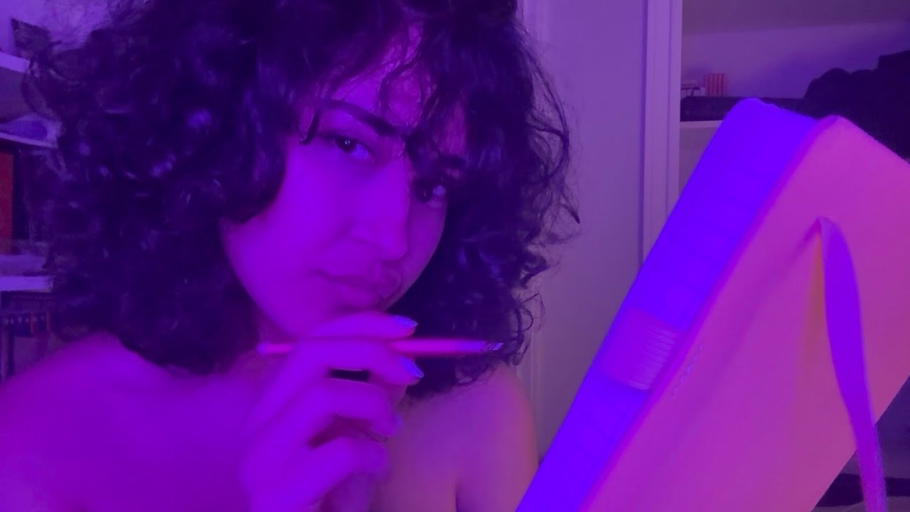 ASMR soft inaudible ￼whispers as I draw you